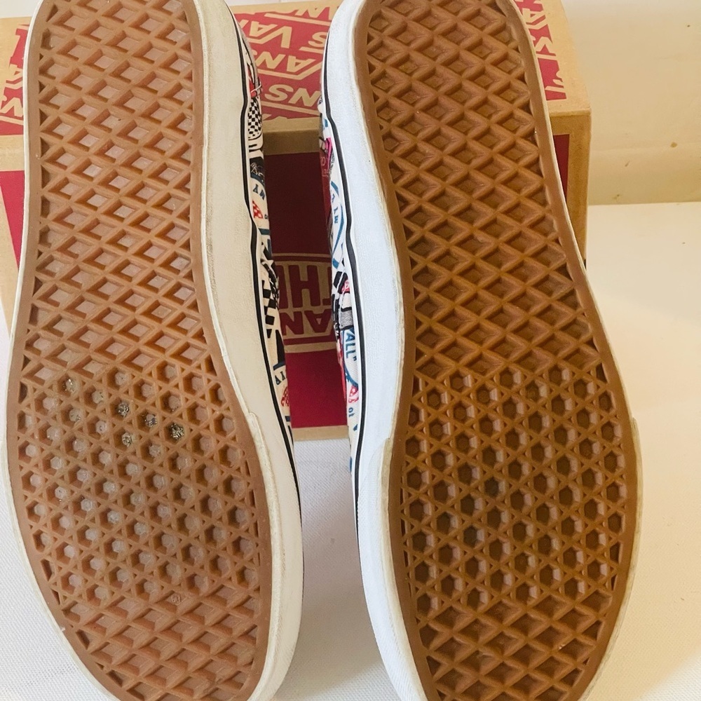 Vans Slip-On Mash-Up Stickers Skate Shoes Women's - Picture 7 of 8